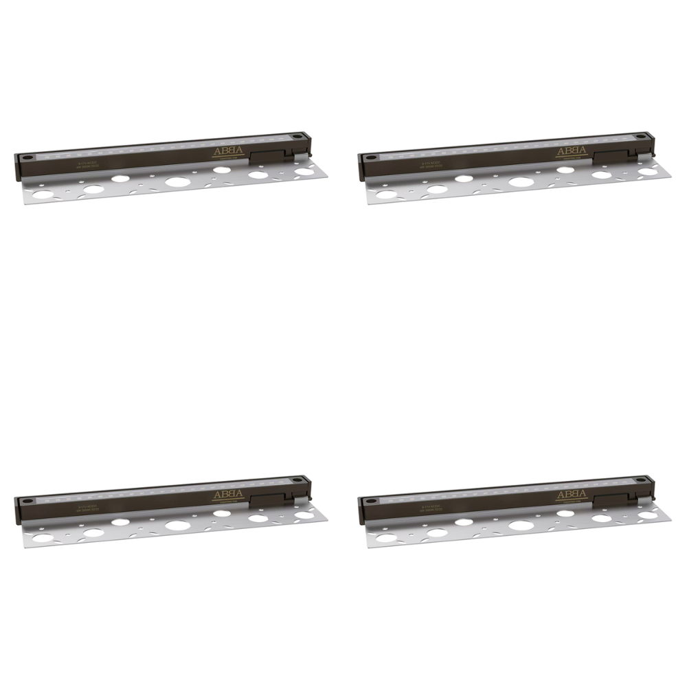 Outdoor Landscape Lighting LED 12V Low Voltage STB20 4x/8x/12x Package Brass 4W 3000K 12" Cast Brass LED Retaining Wall Light 12V Low Voltage Hardscape Paver Lighting 4 Pack