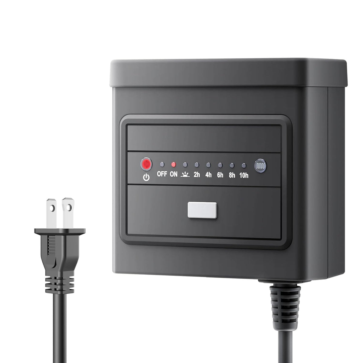 Outdoor Landscape Lighting LED 12V Low Voltage TSPA 60/120/200/300W DC 12V Outputs, Low Voltage Outdoor Plastic Transformer with Photocell and Countdown Timer