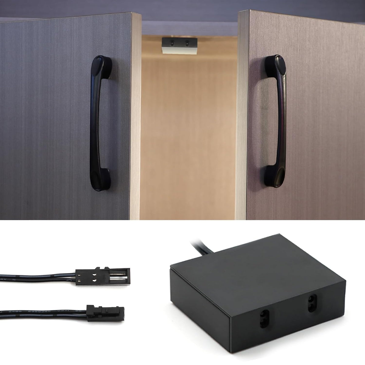 Outdoor Landscape Lighting LED 12V Low Voltage ID20 Double Door Operated Infrared Sensor Switch LED Automatic Controlling with JST Male and Female Connector 12V JST Connector