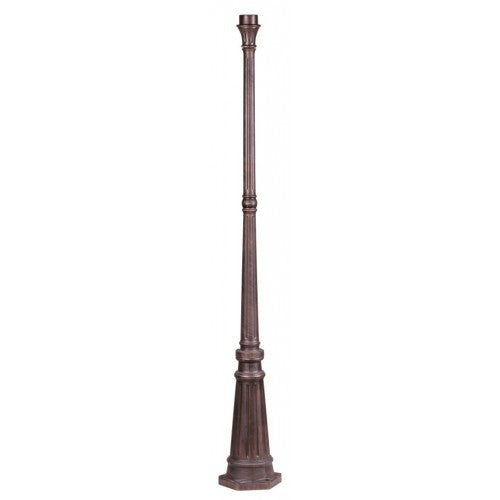 Outdoor Landscape Lighting LED 12V Low Voltage Outdoor Cast Aluminum Post - Outdoor Lamp Post 74" x 9.5" Cast Aluminum, Imperial Bronze Finish - 7709-58