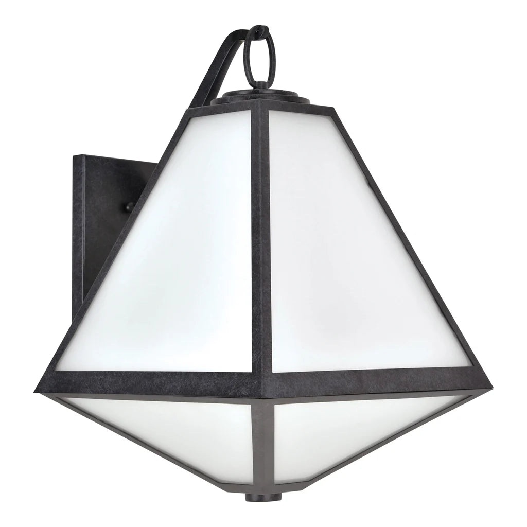 Outdoor Landscape Lighting LED 12V Low Voltage Brian Patrick Flynn Glacier 3 Light Outdoor Sconce 14"x21" Stainless Steel and Glass Black Charcoal Finish 120V 3 E12 Candelabra Base LED Bulb Sockets for Patio, Garden, Interior and Exterior Walls