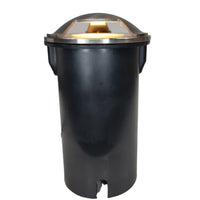 Outdoor Landscape Lighting LED 12V Low Voltage UNS05 Stainless Steel Tri Directional Three Slit In-Ground 12V Low Voltage LED In Ground Landscape Lighting MR16 Socket