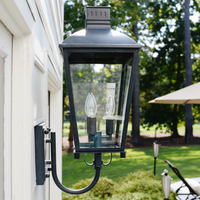 Outdoor Landscape Lighting LED 12V Low Voltage Dumont 3 Light Outdoor Sconce 9.25