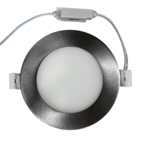 Outdoor Landscape Lighting LED 12V Low Voltage CB04 4x/8x/12x Package 10W 3CCT Round Slim 12V AC/DC LED Panel Puck Light Low Voltage Lighting Fixture