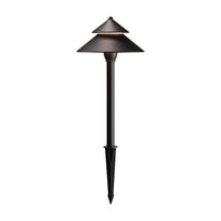 Outdoor Landscape Lighting LED 12V Low Voltage CDPAL01 Antico LED Aluminum Landscape Pathway Lights 3W 3000K 12-24V AC/DC Low Voltage Brown Mushroom Outdoor Landscape Lighting