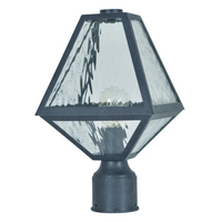 Outdoor Landscape Lighting LED 12V Low Voltage Brian Patrick Flynn Glacier 1 Light Outdoor Post Light 8