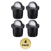 Outdoor Landscape Lighting LED 12V Low Voltage UNAL02 Primo Quarto Aluminum Round Surface Mount Half-Moon Integrated 6W 3000K LED In-Ground Well Light Low Voltage Landscape Lighting