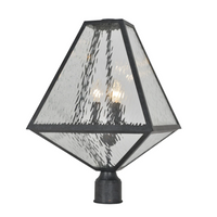 Outdoor Landscape Lighting LED 12V Low Voltage Brian Patrick Flynn Glacier 3 Light Outdoor Post Light 14