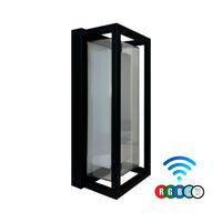 Outdoor Landscape Lighting LED 12V Low Voltage SCA01-14 Integrated LED 22W Bluetooth Control 14″x6.2″x4.9″ 12V Low Voltage Aluminum Wall Sconce Lighting IP65 Waterproof Unit Only