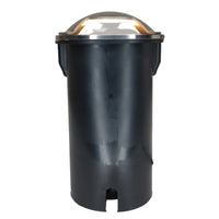 Outdoor Landscape Lighting LED 12V Low Voltage UNS04 Stainless Steel Bi Directional Two Slit In-Ground 12V Low Voltage LED In Ground Landscape Lighting MR16 Socket