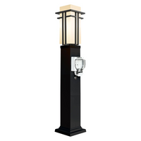 Outdoor Landscape Lighting LED 12V Low Voltage CPLA10 Outdoor Aluminum Post Mounted Lantern Light with 40