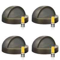Outdoor Landscape Lighting LED 12V Low Voltage STB09 4x/8x/12x Package LED Brass 3.42