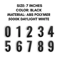 Outdoor Landscape Lighting LED 12V Low Voltage LED Backlit House Number Light 5