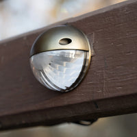 Outdoor Landscape Lighting LED 12V Low Voltage STAL01 Nova Aluminum Round Surface Mount Integrated 2.5W 3000K LED Deck Light Low Voltage Landscape Lighting