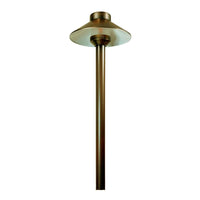 Outdoor Landscape Lighting LED 12V Low Voltage PLB02 Frosted Lens Outdoor Garden Pathway Light | 12V Low Voltage Brass Path Light G4 Socket