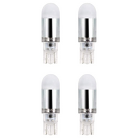 Outdoor Landscape Lighting LED 12V Low Voltage 2x/4x/6x T5 T10 1W 12V LED Wedge Base Light Bulbs Energy Saving Light Bulb 4 Pack
