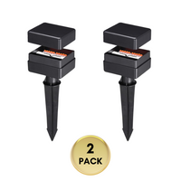 Outdoor Landscape Lighting LED 12V Low Voltage 10-Way Low-Voltage Junction Box Multi Zone Central Hub 12-15V AC/DC Fir 9-21 AWG Gauge Wire 2 Pack