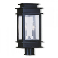 Outdoor Landscape Lighting LED 12V Low Voltage Princeton Outdoor Classics 2 E12 Candelabra Base Light Bulb Socket Outdoor Post Top Lantern 16.75
