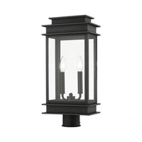 Outdoor Landscape Lighting LED 12V Low Voltage Princeton Outdoor Classics 2 E12 Candelabra Base Light Bulb Socket Outdoor Post Top Lantern 20.5