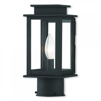 Outdoor Landscape Lighting LED 12V Low Voltage Princeton Outdoor Classics 1 E12 Candelabra Base Light Bulb Socket Outdoor Post Top Lantern 10.5