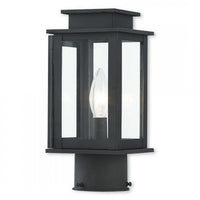 Outdoor Landscape Lighting LED 12V Low Voltage Princeton Outdoor Classics 1 E12 Candelabra Base Light Bulb Socket Outdoor Post Top Lantern 10.5