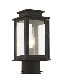 Outdoor Landscape Lighting LED 12V Low Voltage Princeton Outdoor Classics 1 E12 Candelabra Base Light Bulb Socket Outdoor Post Top Lantern 10.5