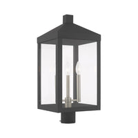 Outdoor Landscape Lighting LED 12V Low Voltage Nyack Outdoor Classics 1 E12 Candelabra Base Light Bulb Socket Large Outdoor Post Top Lantern 24