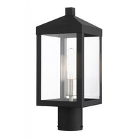 Outdoor Landscape Lighting LED 12V Low Voltage Nyack Outdoor Classics 1 E26 Medium Base Light Bulb Socket Small Outdoor Post Top Lantern 6.25