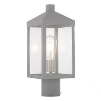 Outdoor Landscape Lighting LED 12V Low Voltage Nyack Outdoor Classics 1 E26 Medium Base Light Bulb Socket Small Outdoor Post Top Lantern 6.25