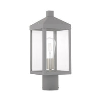 Outdoor Landscape Lighting LED 12V Low Voltage Nyack Outdoor Classics 1 E26 Medium Base Light Bulb Socket Small Outdoor Post Top Lantern 6.25