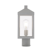Outdoor Landscape Lighting LED 12V Low Voltage Nyack Outdoor Classics 1 E26 Medium Base Light Bulb Socket Small Outdoor Post Top Lantern 6.25