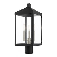 Outdoor Landscape Lighting LED 12V Low Voltage Nyack Outdoor Classics 1 E12 Candelabra Base Light Bulb Socket Medium Outdoor Post Top Lantern 8.25