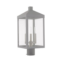 Outdoor Landscape Lighting LED 12V Low Voltage Nyack Outdoor Classics 1 E12 Candelabra Base Light Bulb Socket Medium Outdoor Post Top Lantern 8.25