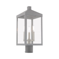 Outdoor Landscape Lighting LED 12V Low Voltage Nyack Outdoor Classics 1 E12 Candelabra Base Light Bulb Socket Medium Outdoor Post Top Lantern 8.25