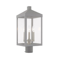 Outdoor Landscape Lighting LED 12V Low Voltage Nyack Outdoor Classics 1 E12 Candelabra Base Light Bulb Socket Medium Outdoor Post Top Lantern 8.25