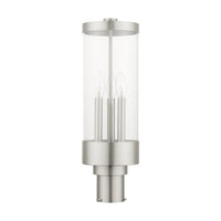 Outdoor Landscape Lighting LED 12V Low Voltage Hillcrest Candelabra Base Light Bulb Socket Large Outdoor Post Top Lantern 6.5