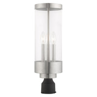 Outdoor Landscape Lighting LED 12V Low Voltage Hillcrest Candelabra Base Light Bulb Socket Large Outdoor Post Top Lantern 6.5