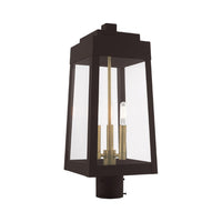 Outdoor Landscape Lighting LED 12V Low Voltage Oslo Candelabra Base Light Bulb Socket Medium Outdoor Post Top Lantern 8.25