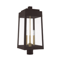 Outdoor Landscape Lighting LED 12V Low Voltage Oslo Candelabra Base Light Bulb Socket Large Outdoor Post Top Lantern 10.5
