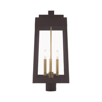 Outdoor Landscape Lighting LED 12V Low Voltage Oslo Candelabra Base Light Bulb Socket Large Outdoor Post Top Lantern 10.5