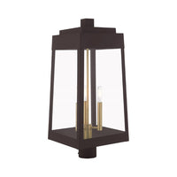 Outdoor Landscape Lighting LED 12V Low Voltage Oslo Candelabra Base Light Bulb Socket Large Outdoor Post Top Lantern 10.5