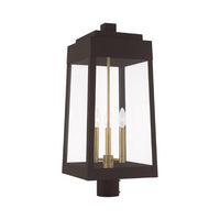 Outdoor Landscape Lighting LED 12V Low Voltage Oslo Candelabra Base Light Bulb Socket Large Outdoor Post Top Lantern 10.5