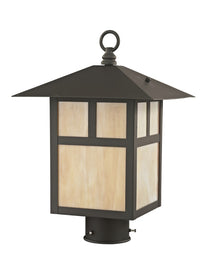 Outdoor Landscape Lighting LED 12V Low Voltage Montclair Mission Medium Base Light Bulb Socket Medium Outdoor Post Top Lantern 10