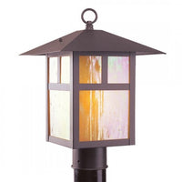 Outdoor Landscape Lighting LED 12V Low Voltage Montclair Mission Medium Base Light Bulb Socket Large Outdoor Post Top Lantern 13