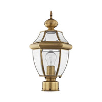 Outdoor Landscape Lighting LED 12V Low Voltage Monterey Medium Base Light Bulb Socket Small Outdoor Post Top Lantern 16.5