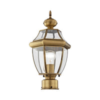 Outdoor Landscape Lighting LED 12V Low Voltage Monterey Medium Base Light Bulb Socket Small Outdoor Post Top Lantern 16.5
