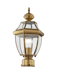 Outdoor Landscape Lighting LED 12V Low Voltage Monterey Medium Base Light Bulb Socket Small Outdoor Post Top Lantern 16.5