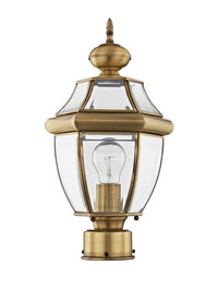 Outdoor Landscape Lighting LED 12V Low Voltage Monterey Medium Base Light Bulb Socket Small Outdoor Post Top Lantern 16.5