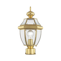 Outdoor Landscape Lighting LED 12V Low Voltage Monterey Medium Base Light Bulb Socket Small Outdoor Post Top Lantern 16.5