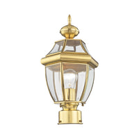 Outdoor Landscape Lighting LED 12V Low Voltage Monterey Medium Base Light Bulb Socket Small Outdoor Post Top Lantern 16.5